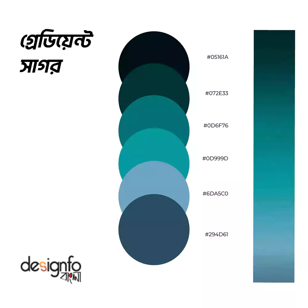 Gradient Bangla Logo Color